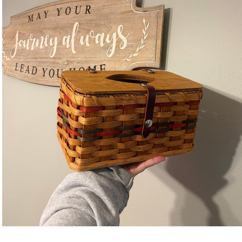 Wicker Rectangular Tissue Box Cover